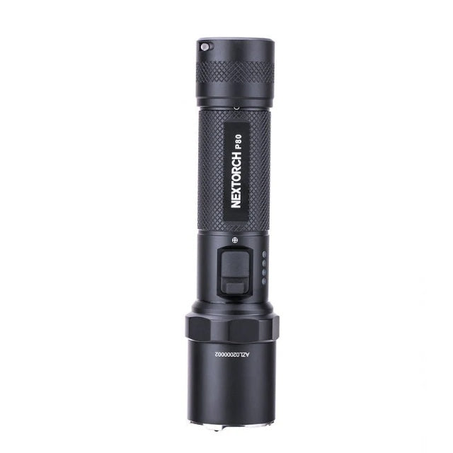 NEXTORCH P80 Flashlight [2100 Lumens] [Rechargeable Flashlight] [3-Level Dimming + Strobe Light]