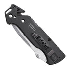 SOG（ソグ）ESCAPE CLIP POINT SATIN SERRATED フォールディングナイフ [エスケープ クリップポイント サテン セレーテッド]