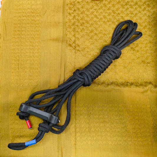 【店頭販売のみ】US（米軍放出品）ユーティリティーロープ ドッグボーンテンショナー付き Black