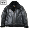 MORGAN MEMPHIS BELLE（モーガン メンフィスベル）Type B-3 2POCKETS TYPE [BLACK] SHEEP SKIN/羊毛皮(ムートン)