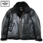 MORGAN MEMPHIS BELLE（モーガン メンフィスベル）Type B-3 2POCKETS TYPE [BLACK] SHEEP SKIN/羊毛皮(ムートン)