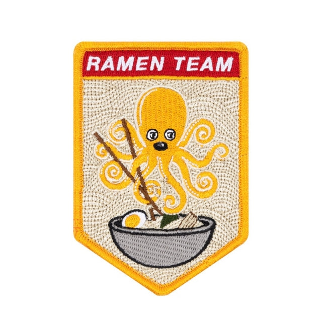 PROMETHEUS DESIGN WERX SPD Ramen Team 2024 Morale Patch [with hook] [Letter Pack Plus compatible] [Letter Pack Light compatible]