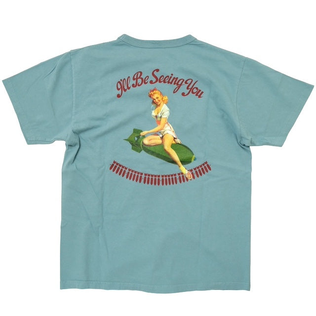 BUZZ RICKSON'S（バズリクソン） S/S T-SHIRT "I'LL BE SEEIHG YOU" Tシャツ [BR79502]【レターパックプラス対応】