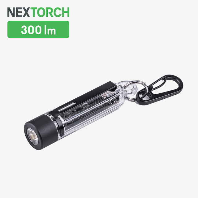 NEXTORCH K40 Flashlight [Rechargeable multi-light source key chain light]