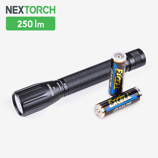 NEXTORCH（ネクストーチ）C2 Flashlight [単3電池2本使用フラッシュライト]【レターパックプラス対応】