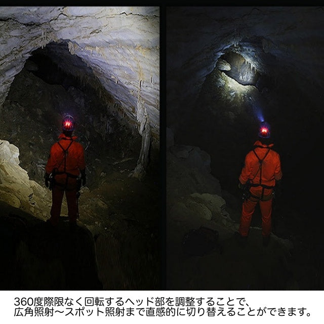 NEXTORCH MyStar V2.0 LED headlamp [Rechargeable wide-angle light focusing adjustment 4 modes LED headlight]