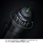 NEXTORCH TA30C Flashlight [3-stage dimming + strobe lighting flashlight] [2 CR123Ax / 18650 lithium-ion batteries can be used]