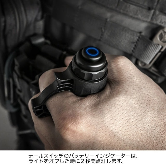 NEXTORCH TA30C Flashlight [3-stage dimming + strobe lighting flashlight] [2 CR123Ax / 18650 lithium-ion batteries can be used]