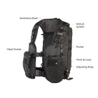 MAGFORCE Hiker Stealth Backpack [MFA-7115] [Black PVC]