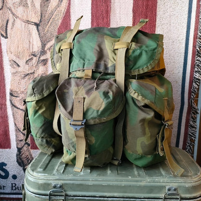 US (US military release product) LC-2 ALICE Pack Woodland Alice Pack Medium No shoulder strap [Used item] [2F Product not listed on the WEB]