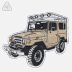 PROMETHEUS DESIGN WERX PDW Adventure Mobile Dune Beige Morale Patch [with hook] [Compatible with Letter Pack Plus and Letter Pack Light]