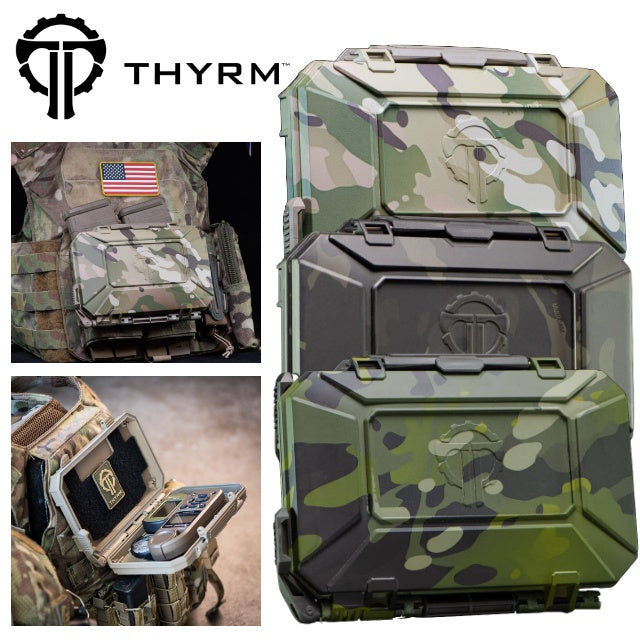 THYRM DarkVault Critical Gear Case Comms Non blocking [Multicam 3 colors] Waterproof gear case [Letter Pack Plus compatible]