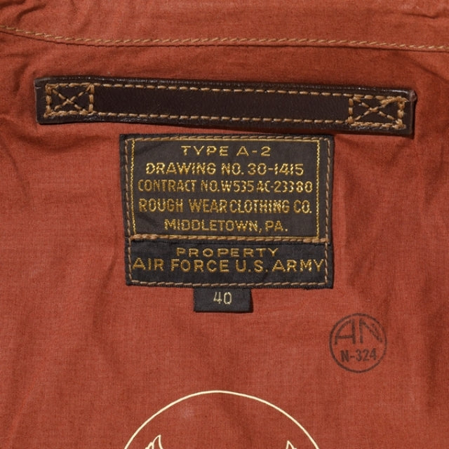 BUZZ RICKSON'S（バズリクソン）Type A-2 “CONTRACT No. W535 AC-23380 ROUGH WEAR CLOTHING CO.” [BR80593]