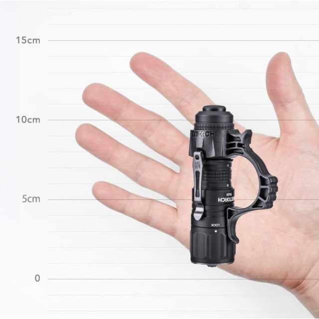 NEXTORCH TA20 Flashlight [3-stage dimming + strobe lighting flashlight] [1 CR123Ax / 16340 lithium-ion battery available]