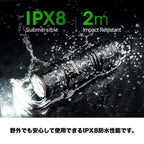 NEXTORCH TA20 Flashlight [3-stage dimming + strobe lighting flashlight] [1 CR123Ax / 16340 lithium-ion battery available]
