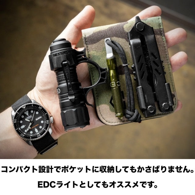 NEXTORCH TA20 Flashlight [3-stage dimming + strobe lighting flashlight] [1 CR123Ax / 16340 lithium-ion battery available]