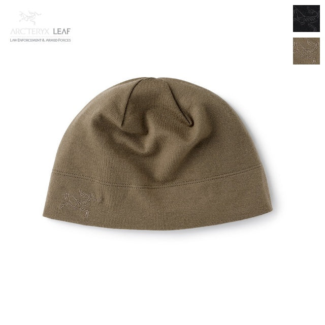 ARC'TERYX LEAF（アークテリクス リーフ）Cold WX Beanie AR Wool [Black][Crocodile][ビーニー]【官公庁職員のみ販売（一般購入不可）】【レターパックプラス対応】【レターパックライト対応】
