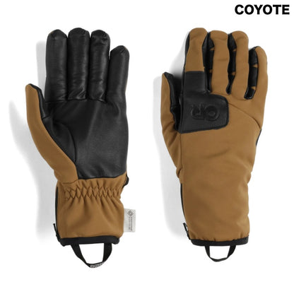 Outdoor Research Storm Tracker Gloves [2023] [Black, Coyote] [OR Stormtracker Sensor Gloves] [Letter Pack Plus compatible]