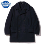 BUZZ RICKSON'S（バズリクソン） Type PEA-COAT “LONG MODEL WOOL LINING NAVAL CLOTHING FACTORY” 36oz. ウール メルトン [BR14146]