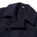 BUZZ RICKSON'S（バズリクソン） Type PEA-COAT “LONG MODEL WOOL LINING NAVAL CLOTHING FACTORY” 36oz. ウール メルトン [BR14146]