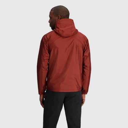 [Clearance SALE] Outdoor Research Men's Helium Rain Jacket [Brick] M's Helium Rain Jacket