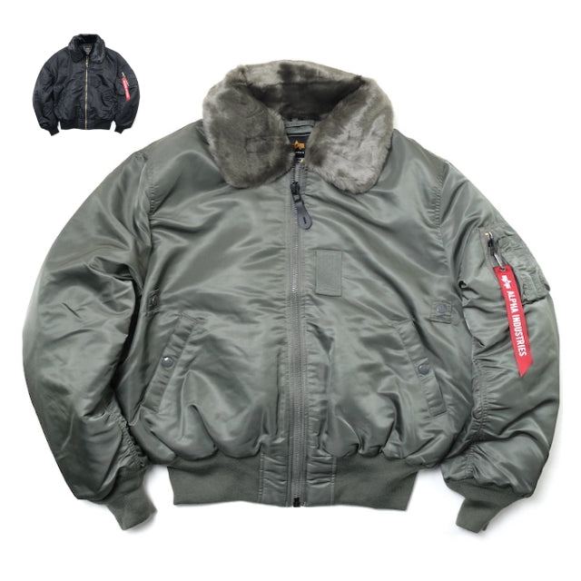 ALPHA（アルファ）TYPE B-15 フライトジャケット [TA0215-159][CORE V.GRAY][BLACK]