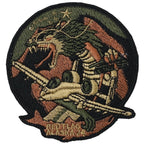 Military Patch RED FLAG ALASKA 2024 25FS [2 Colors] [With Hook] [Compatible with Letter Pack Plus and Letter Pack Light]