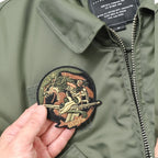 Military Patch RED FLAG ALASKA 2024 25FS [2 Colors] [With Hook] [Compatible with Letter Pack Plus and Letter Pack Light]