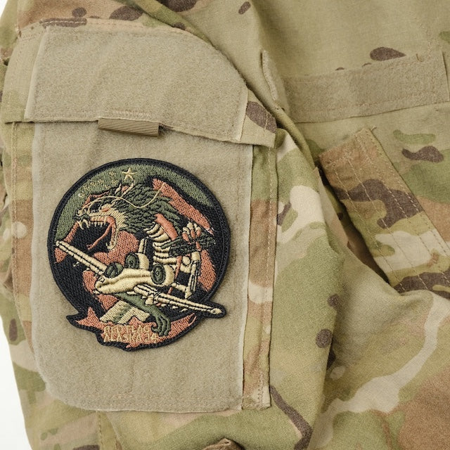 Military Patch RED FLAG ALASKA 2024 25FS [2 Colors] [With Hook] [Compatible with Letter Pack Plus and Letter Pack Light]