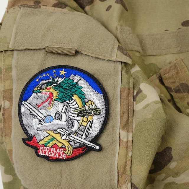 Military Patch（ミリタリーパッチ）RED FLAG ALASKA 2024 25FS