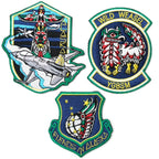 Military Patch（ミリタリーパッチ）FIENDS IN ALASKA WILD WEASEL パッチ 3枚セット [フック付き]【レターパックプラス対応】【レターパックライト対応】