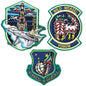 Military Patch（ミリタリーパッチ）FIENDS IN ALASKA WILD WEASEL パッチ 3枚セット [フック付き]【レターパックプラス対応】【レターパックライト対応】