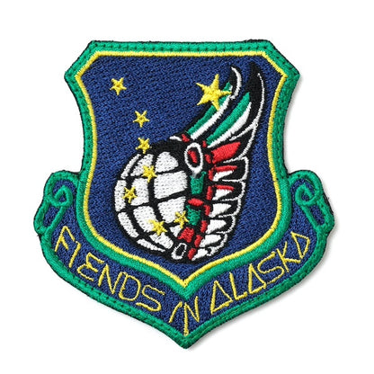 Military Patch FIENDS IN ALASKA WILD WEASEL Patch Set of 3 [With hook] [Letter Pack Plus compatible] [Letter Pack Light compatible]