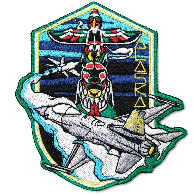 Military Patch（ミリタリーパッチ）FIENDS IN ALASKA WILD WEASEL パッチ 3枚セット [フック付き]【レターパックプラス対応】【レターパックライト対応】