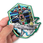 Military Patch（ミリタリーパッチ）FIENDS IN ALASKA WILD WEASEL パッチ 3枚セット [フック付き]【レターパックプラス対応】【レターパックライト対応】
