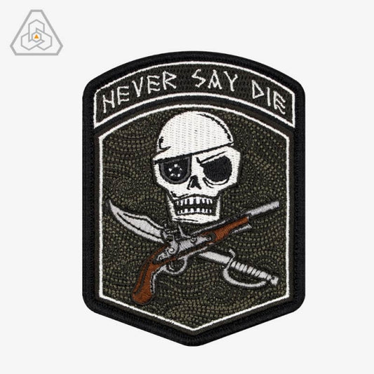 PROMETHEUS DESIGN WERX PDW Never Say Die v9 Morale Patch [with hook] [Compatible with Letter Pack Plus] [Compatible with Letter Pack Lite]