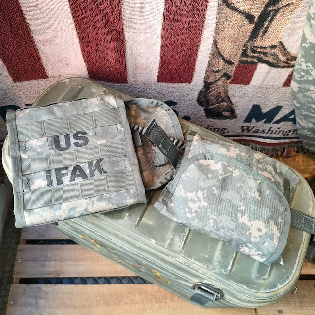 【店頭販売のみ】US（米軍放出品）IFAK2 Set [ACU] Individual First Aid Kit [インディビジュアル ファーストエイド キット2 ポーチセット]