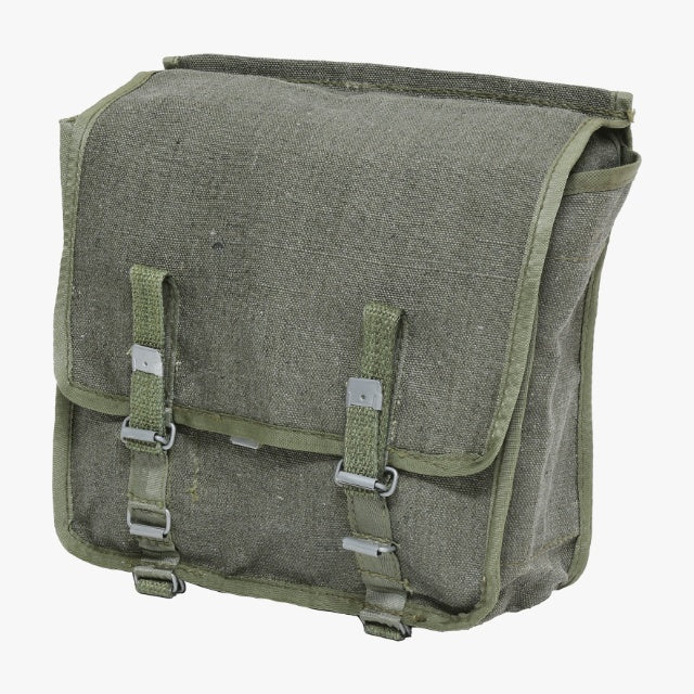 World Surplus Polish Military Canvas Haversack [With genuine US military shoulder strap] [Miscellaneous bag]