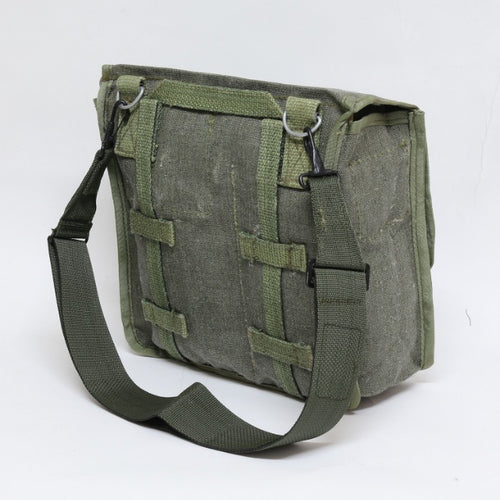 ワールドサープラス ポーランド軍 キャンバス ハバーサック [未使用品][米軍実物ショルダーストラップ付き][雑納バッグ]
