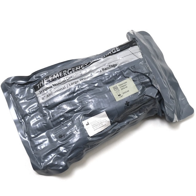 US（米軍放出品）Trauma Wound Dressing 8" Abdominal Large Wound Area Bandage 【レターパックプラス対応】