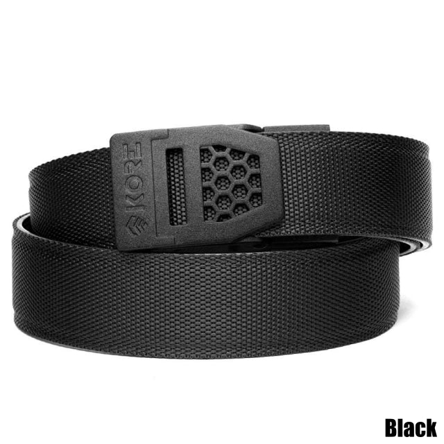 Kore Essentials EDC TACTICAL NYLON GUN BELT 1.5" X6 BUCKLE [Tactical Nylon][Gun Belt 1.5 inch width][X6 Black Buckle][4 colors]
