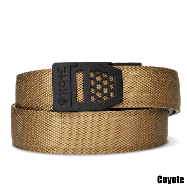 Kore Essentials EDC TACTICAL NYLON GUN BELT 1.5" X6 BUCKLE [Tactical Nylon][Gun Belt 1.5 inch width][X6 Black Buckle][4 colors]