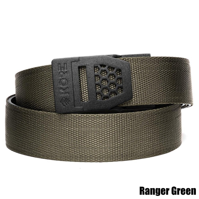 Kore Essentials EDC TACTICAL NYLON GUN BELT 1.5" X6 BUCKLE [Tactical Nylon][Gun Belt 1.5 inch width][X6 Black Buckle][4 colors]