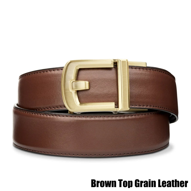 Kore Essentials LEATHER GUN BELT 1.5" X8 BRASS BUCKLE [Leather][Gun belt 1.5 inch width][X8 brass buckle][4 types]