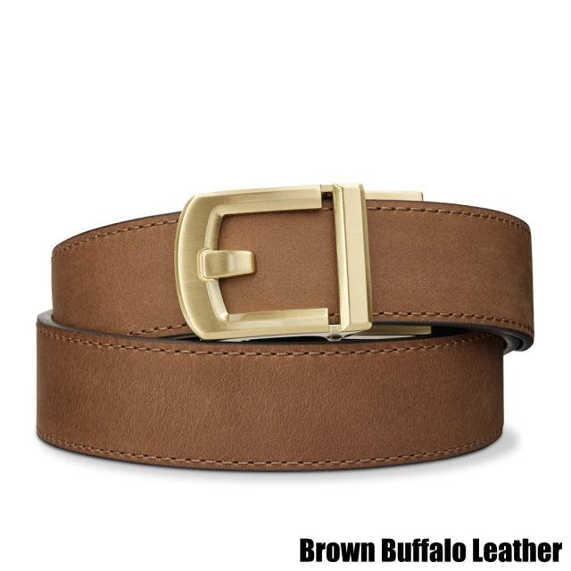 Kore Essentials LEATHER GUN BELT 1.5" X8 BRASS BUCKLE [Leather][Gun belt 1.5 inch width][X8 brass buckle][4 types]