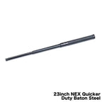 【店頭販売のみ】NEXTORCH（ネクストーチ）23″ NEX Quicker Duty Baton Steel 三段式特殊警棒 23インチバトン