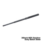 【店頭販売のみ】NEXTORCH（ネクストーチ）26″ NEX Quicker Duty Baton Steel 三段式特殊警棒 26インチバトン