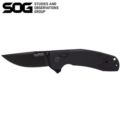 SOG（ソグ）SOG-TAC XR Blackout FOLDING KNIFE [ソグタック XR ブラックアウト フォールディングナイフ]