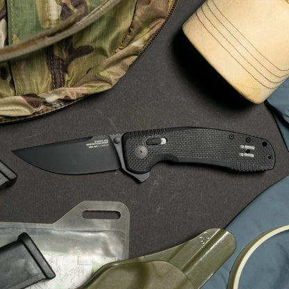 SOG（ソグ）SOG-TAC XR Blackout FOLDING KNIFE [ソグタック XR ブラックアウト フォールディングナイフ]