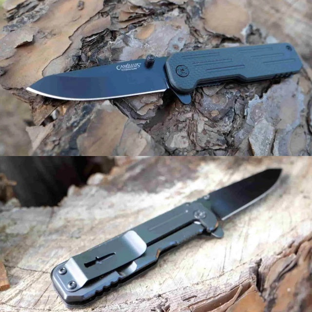 CAMILLUS（カミラス）CHOFF BLACK 6.25″ FOLDING KNIFE [CM-19395][チョフ ブラック フォールディングナイフ]